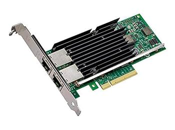 【2個セット】【FAN付】 10GbE NIC intel X540-T2 互換 40x40x10MM コンピュータケースファングラフィックスカード冷却